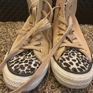 Converse high top cheetah